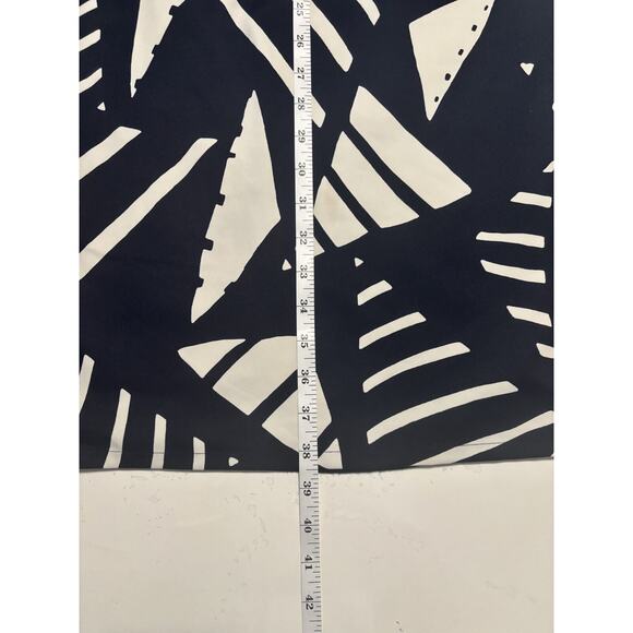 Lauren Ralph Lauren Women's Navy Knit Back Patten Front Sz L Shift Elegant Dress - Picture 4 of 9